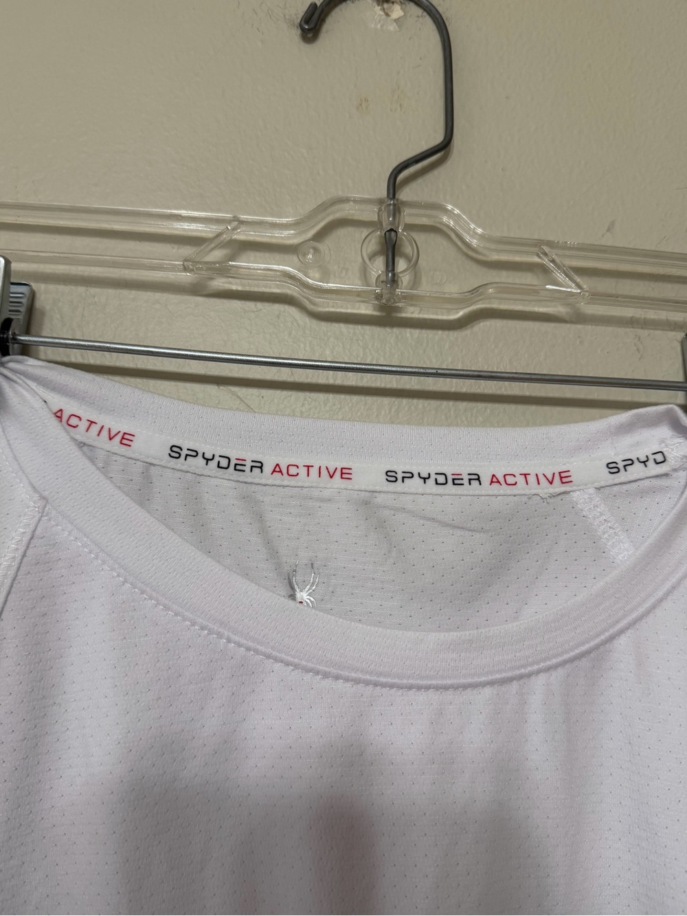 Spyder Active Women’s XL White Performance Athletic Shirt Short Sleeve NWT - Picture 3 of 8